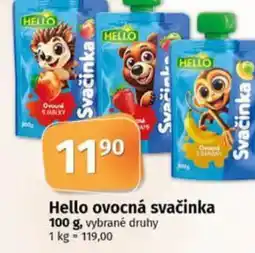 Coop Hello ovocná svačinka nabídka