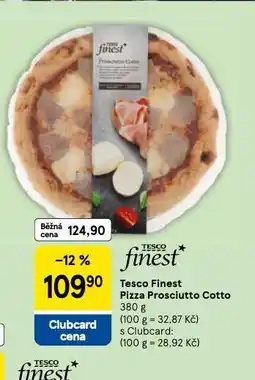 Tesco Finest pizza prosciutto cotto nabídka