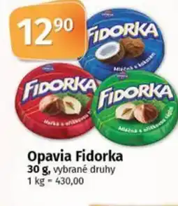Coop Opavia Fidorka nabídka