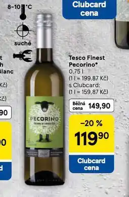 Tesco Finest pecorino nabídka