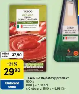 Tesco Bio rajčatový protlak nabídka