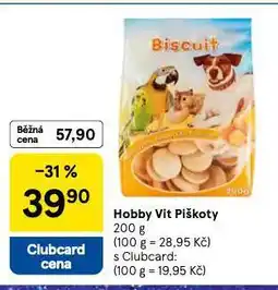 Tesco Hobby bit piškoty nabídka