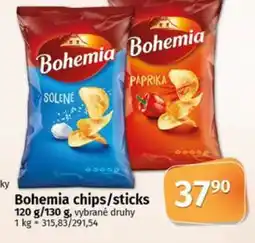 Coop Bohemia chips/sticks nabídka