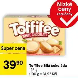 Tesco Toffifee bilá čokoláda nabídka