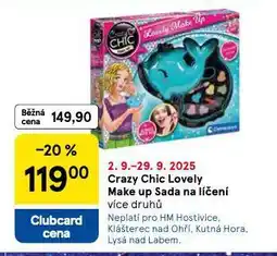 Tesco Crazy chic lovely make up sada líčení nabídka