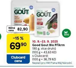 Tesco Good brout bio příkrm nabídka