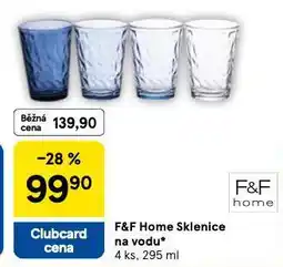 Tesco Home sklenice na vodu nabídka