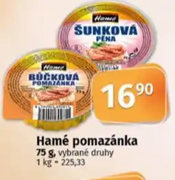 Coop Hamé pomazánka nabídka