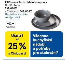 Tesco Home turin jídelní souprava nabídka