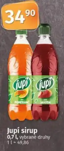 Coop Jupí sirup nabídka