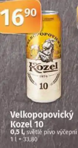 Coop Velkopopovický Kozel 10 nabídka