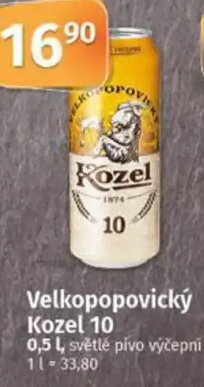 Coop Velkopopovický Kozel 10 nabídka