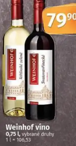 Coop Weinhof víno nabídka