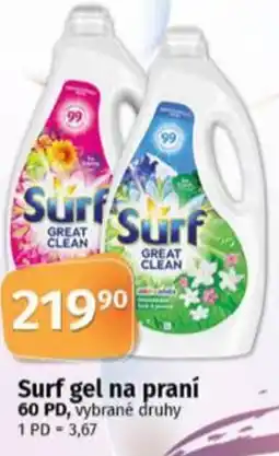 Coop Surf gel na praní 60 PD nabídka