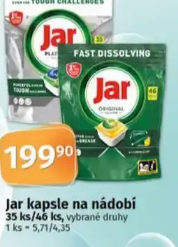 Coop Jar kapsle na nádobí nabídka