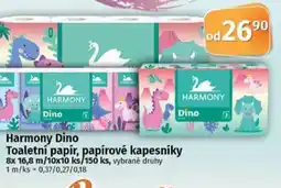 Coop Harmony Dino Toaletní papír, papírové kapesníky nabídka