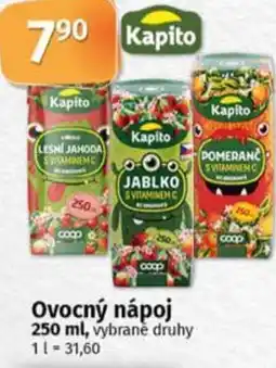 Coop Kapito Ovocný nápoj nabídka