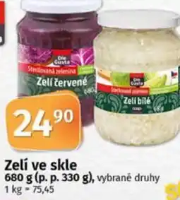 Coop Zelí ve skle nabídka