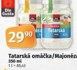 Coop Tatarská omáčka/Majonéza nabídka