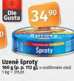 Coop Uzené šproty nabídka