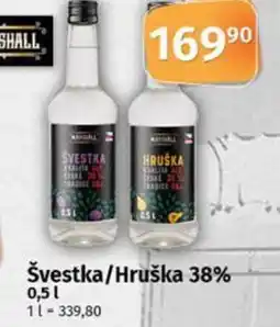 Coop Švestka/Hruška 38% nabídka
