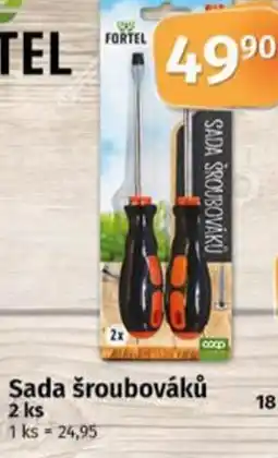 Coop Fortel Sada šroubováků nabídka