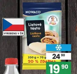 Kubík potraviny NOWACO Lístkové cesto nabídka