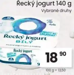 Kubík potraviny Řecký jogurt nabídka