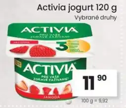 Kubík potraviny Activia jogurt nabídka