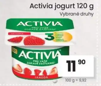 Kubík potraviny Activia jogurt nabídka