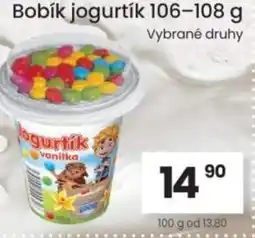 Kubík potraviny Bobík jogurtík nabídka