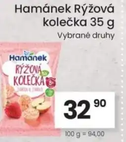 Kubík potraviny Hamánek Rýžová kolečka nabídka