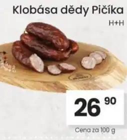Kubík potraviny Klobása dědy Pičíka nabídka