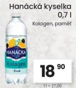 Kubík potraviny Hanácká kyselka nabídka
