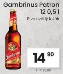Kubík potraviny Gambrinus Patron 12 nabídka