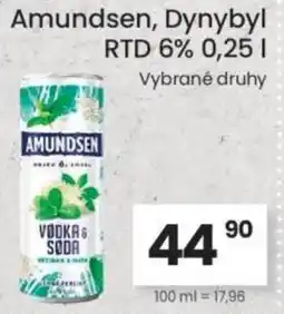 Kubík potraviny Amundsen, Dynybyl RTD 6% nabídka