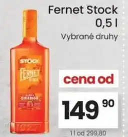Kubík potraviny Fernet Stock nabídka
