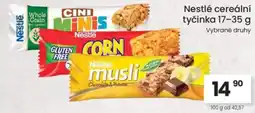 Kubík potraviny Nestlé cereální tyčinka nabídka