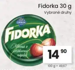 Kubík potraviny Fidorka nabídka