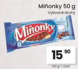 Kubík potraviny Miňonky nabídka