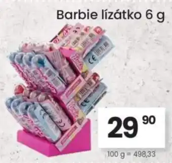 Kubík potraviny Barbie lízátko nabídka