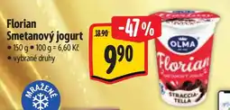 Albert OLMA Florian Smetanový jogurt nabídka