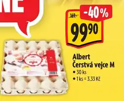 Albert Albert Čerstvá vejce M nabídka