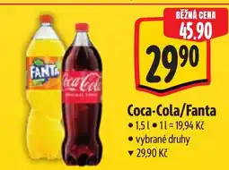 Albert Coca-Cola/Fanta nabídka