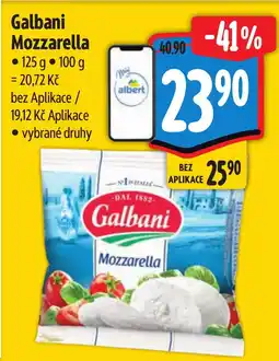 Albert Galbani Mozzarella nabídka