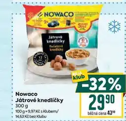 Billa Nowaco Játrové knedlíčky 300 g nabídka