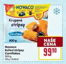 Billa Nowaco Kuřecí stripsy Cornflakes 500 g nabídka