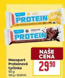 Billa Maxsport Proteinová tyčinka 50 g nabídka