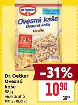 Billa Dr. Oetker Ovesná kaše 58 g nabídka
