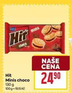 Billa Hit Minis choco 130 g nabídka